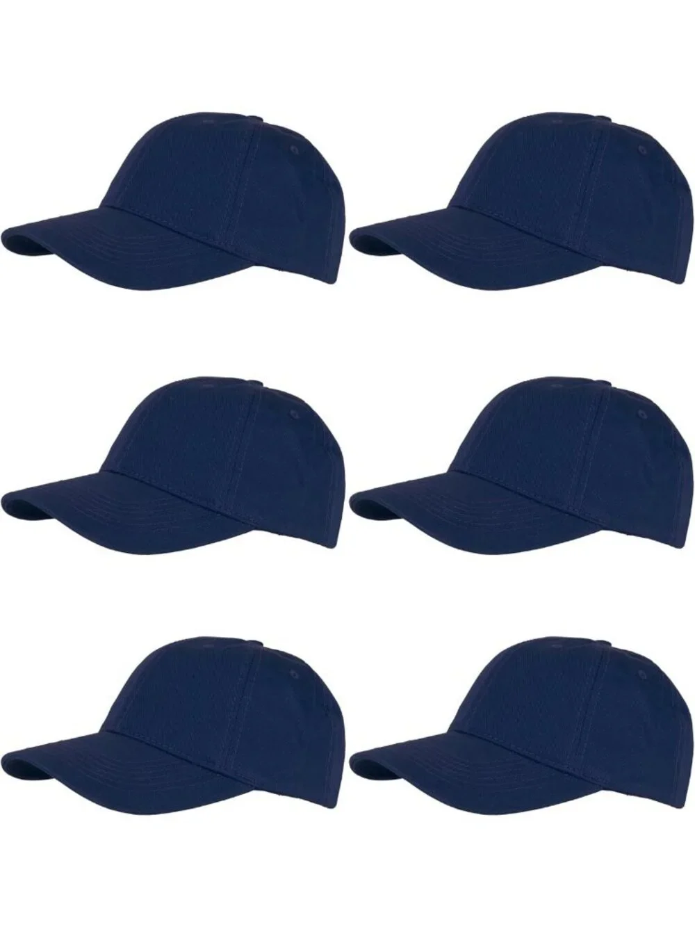 Adjustable Cotton Twill Baseball Cap - Unstructured Blank Hat for Men & Women, 6